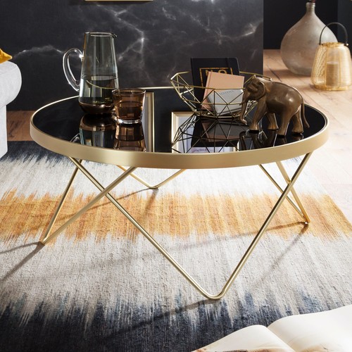 Finebuy table basse verre - table, /