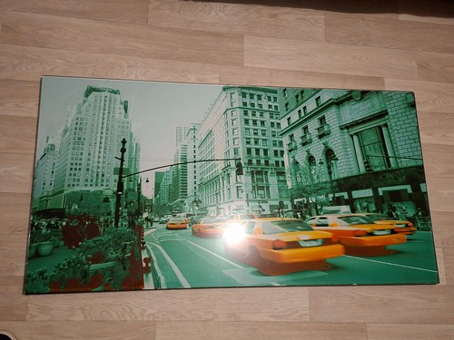Table basse design verre