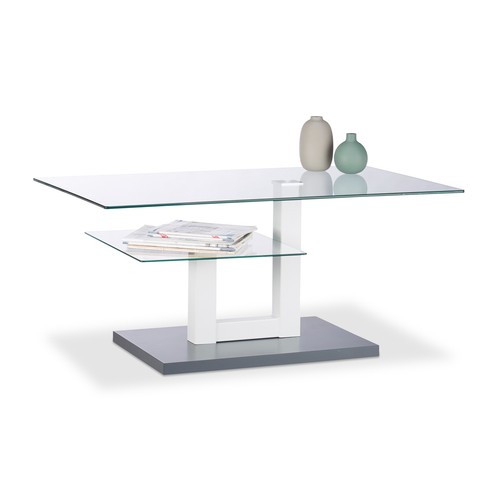 Table basse verre kg - basse, en